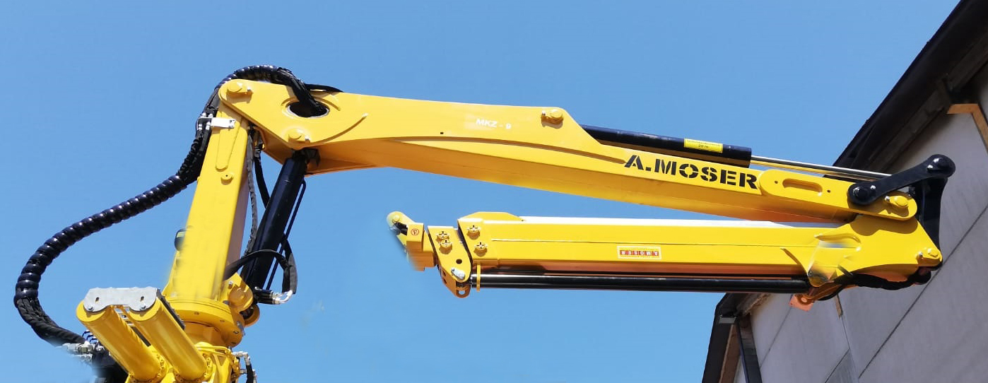 Lagermaschine Kran MKZ-9 zum Sonderpreis im Abverkauf! -40% Generationswechsel A.Moser Aktionen siehe Landwirt oder kontaktieren Sie uns per Telefon unter 07612 87024